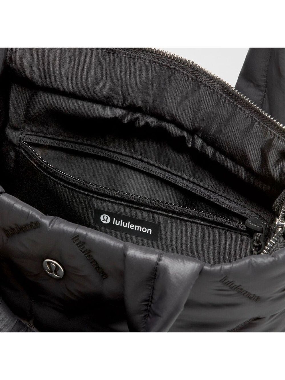 Lululemon Quilty Pleasures Tote Bag black mini 5L-NWT - Picture 3 of 10
